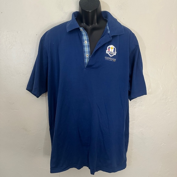 Ryder Cup 2014 Embroidered Polo XL Gently worn 100% cotton Made by Peter Millar - Picture 1 of 5
